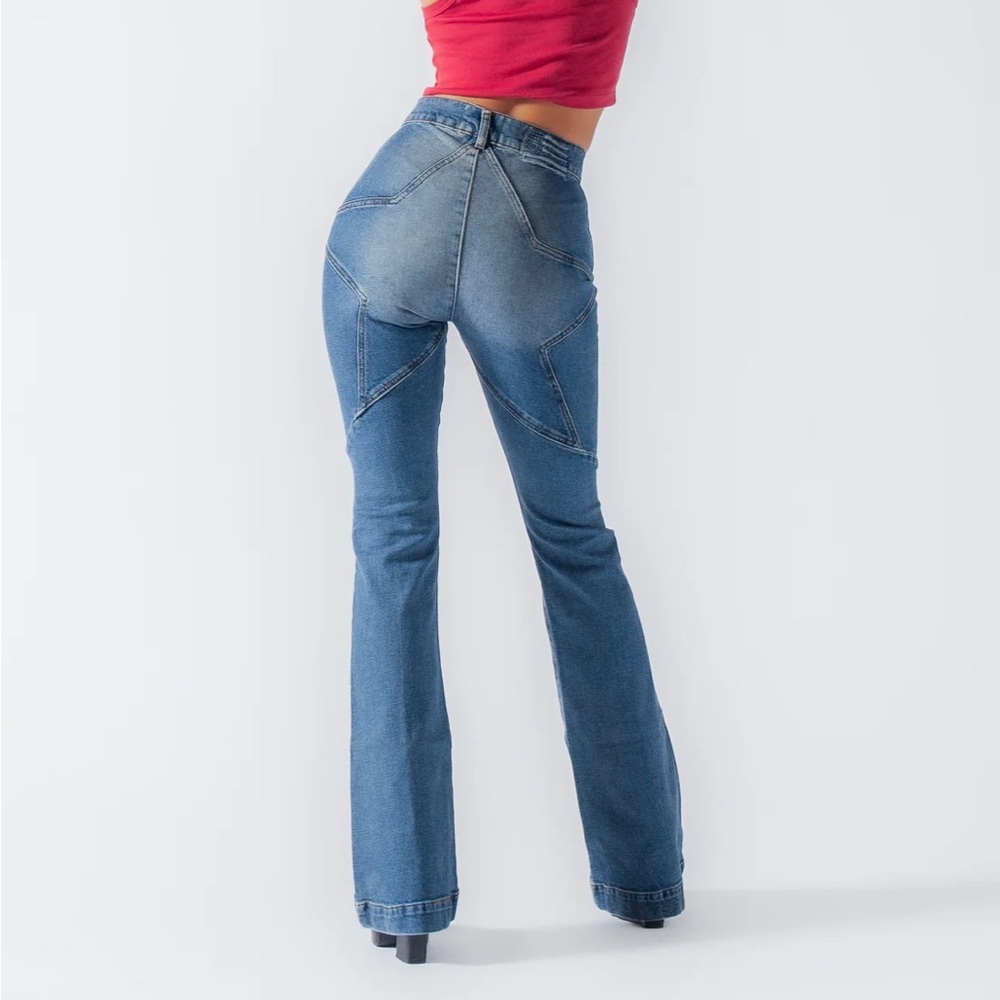 Revice flare star jeans. Size 24